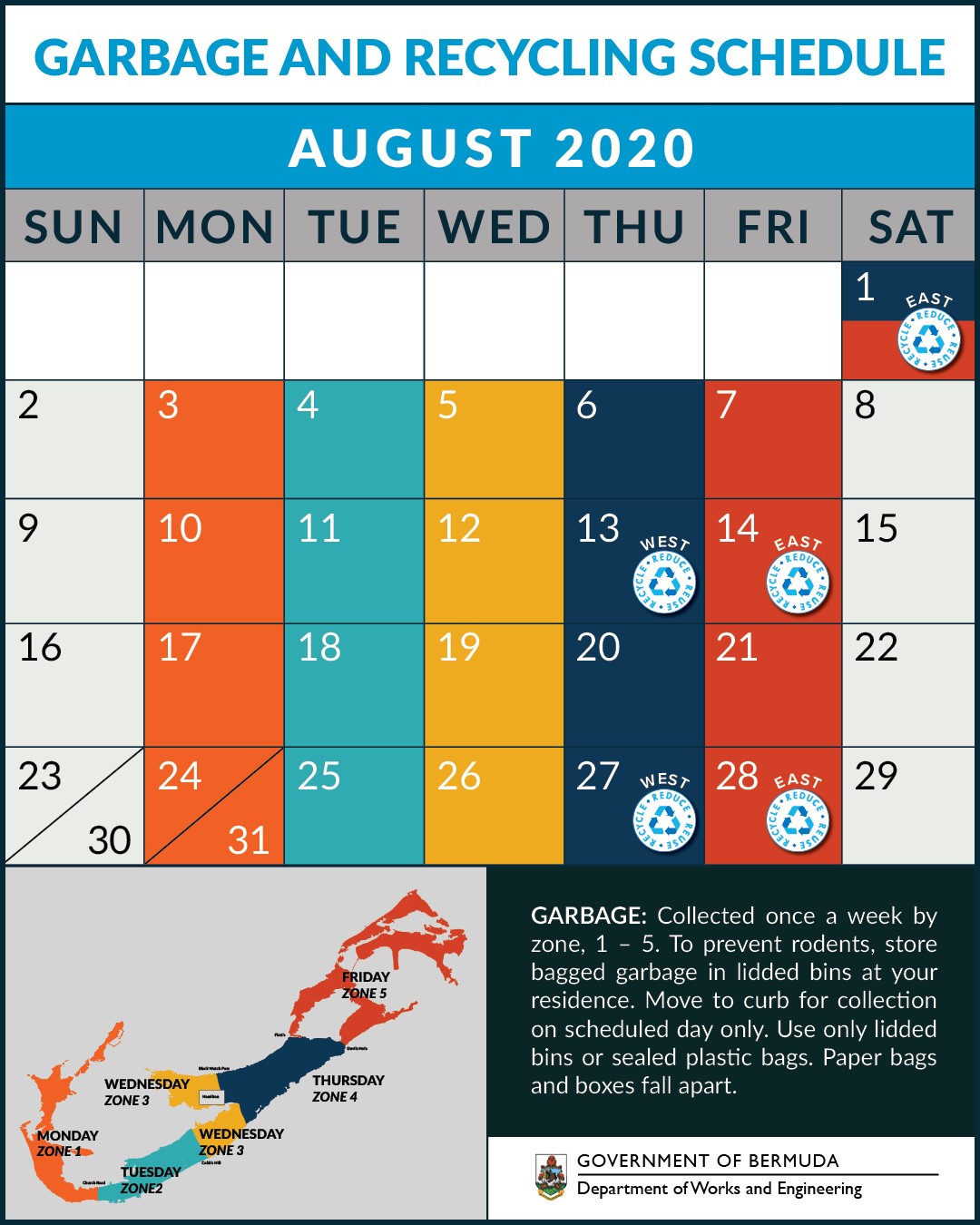 Garbage and recycling | Government of Bermuda